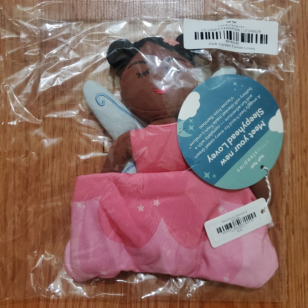 Little Sleepies Pink Gardens Fairy Lovey
